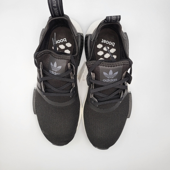 NEW Youth 5.5 | Women's 6.5/7 Adidas NMD R1 (GS) Black / White FW0431 - Picture 7 of 11